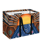 Aboriginal Indigenous Sunset Art Print Utility Tote Bag