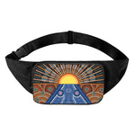 Aboriginal Indigenous Sunset Art Print Waist Bag