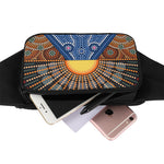 Aboriginal Indigenous Sunset Art Print Waist Bag