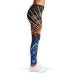 Aboriginal Indigenous Sunset Art Print Women's Leggings