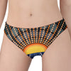 Aboriginal Indigenous Sunset Art Print Women's Panties