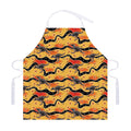 Aboriginal Kangaroo Pattern Print Adjustable Apron