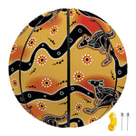 Aboriginal Kangaroo Pattern Print Basketball