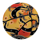 Aboriginal Kangaroo Pattern Print Basketball
