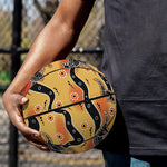 Aboriginal Kangaroo Pattern Print Basketball