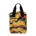Aboriginal Kangaroo Pattern Print Bible Tote Bag