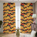 Aboriginal Kangaroo Pattern Print Dimout Pencil Pleat Curtains