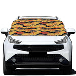 Aboriginal Kangaroo Pattern Print Car Windshield Snow Cover