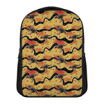 Aboriginal Kangaroo Pattern Print Casual Backpack