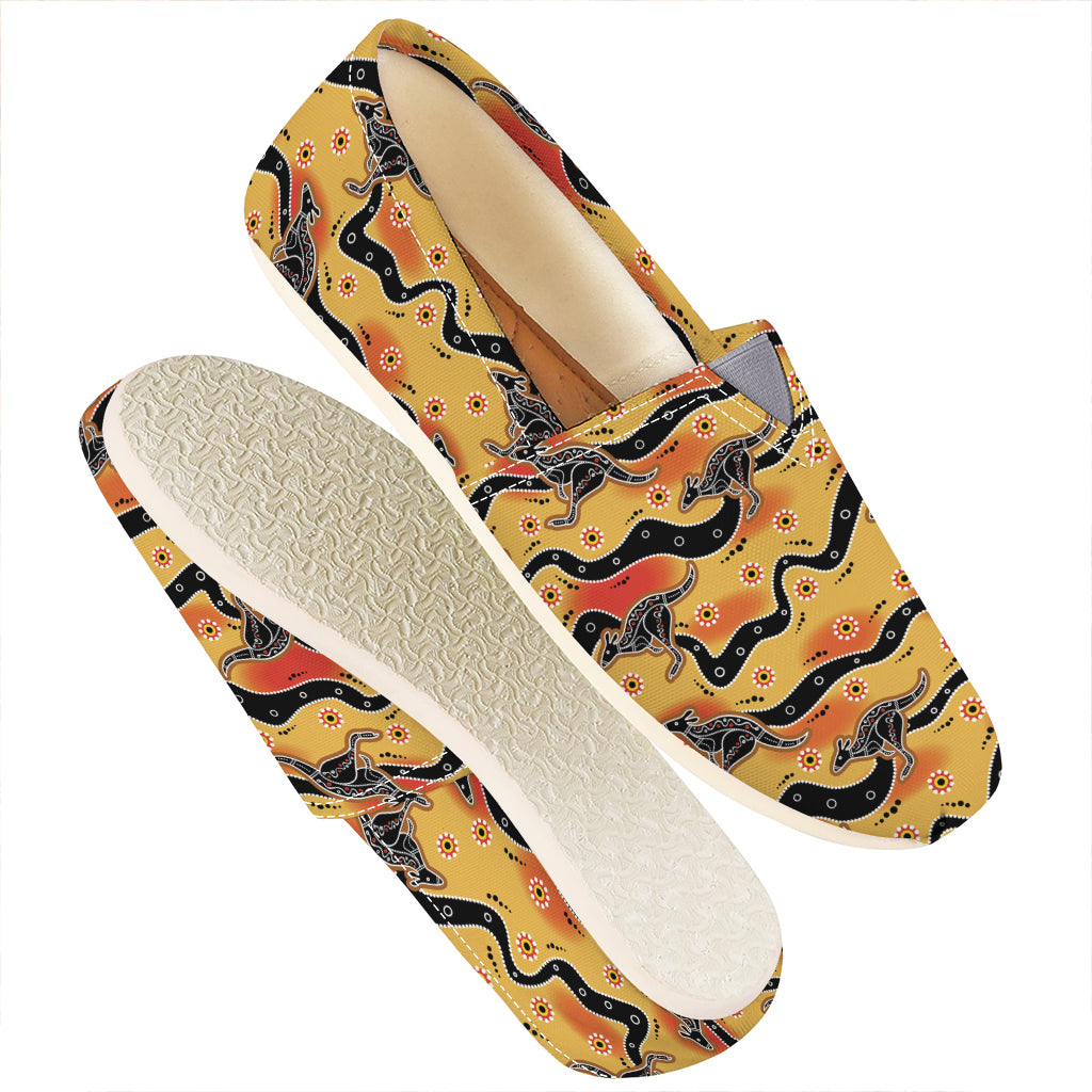 Aboriginal Kangaroo Pattern Print Casual Shoes