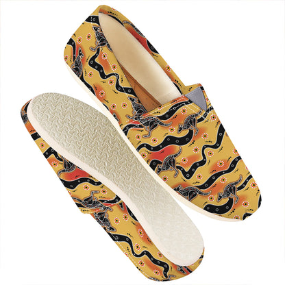 Aboriginal Kangaroo Pattern Print Casual Shoes