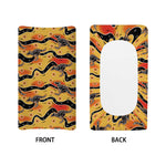 Aboriginal Kangaroo Pattern Print Changing Pad Cover