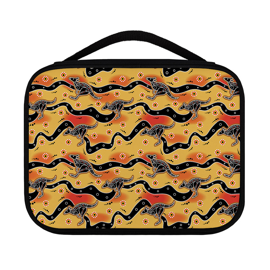 Aboriginal Kangaroo Pattern Print Classic Bible Case