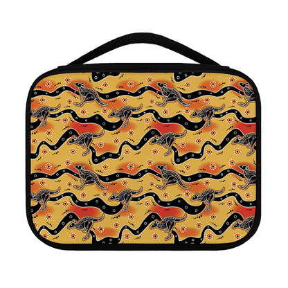 Aboriginal Kangaroo Pattern Print Classic Bible Case