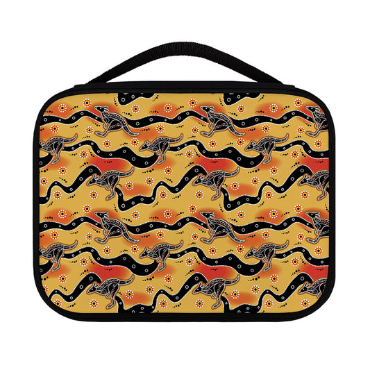 Aboriginal Kangaroo Pattern Print Classic Bible Case