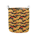 Aboriginal Kangaroo Pattern Print Collapsible Laundry Basket