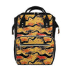 Aboriginal Kangaroo Pattern Print Diaper Bag