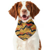 Aboriginal Kangaroo Pattern Print Dog Bandana