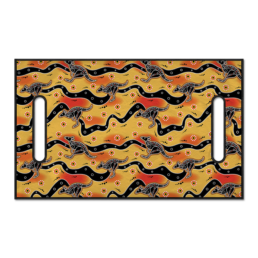 Aboriginal Kangaroo Pattern Print Golf Cart Seat Cover