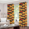 Aboriginal Kangaroo Pattern Print Grommet Curtains