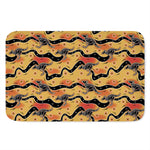 Aboriginal Kangaroo Pattern Print Indoor Door Mat