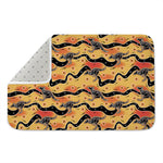 Aboriginal Kangaroo Pattern Print Indoor Door Mat