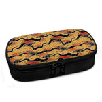 Aboriginal Kangaroo Pattern Print Insulin Cooler Travel Case