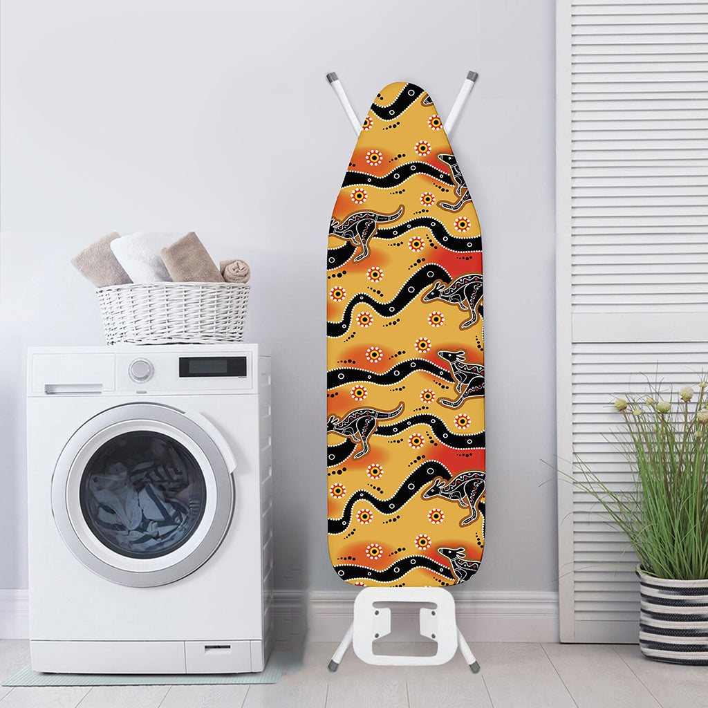 Aboriginal Kangaroo Pattern Print Ironing Board Cover