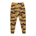 Aboriginal Kangaroo Pattern Print Jogger Pants