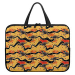 Aboriginal Kangaroo Pattern Print Laptop Sleeve With Handle