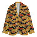 Aboriginal Kangaroo Pattern Print Men's Blazer