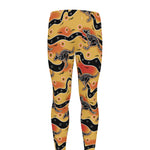 Aboriginal Kangaroo Pattern Print Men's leggings