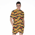 Aboriginal Kangaroo Pattern Print Men's Romper