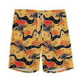 Aboriginal Kangaroo Pattern Print Men's Athletic Shorts