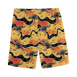 Aboriginal Kangaroo Pattern Print Men's Sports Shorts