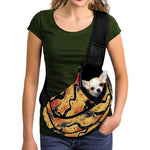 Aboriginal Kangaroo Pattern Print Pet Sling Carrier