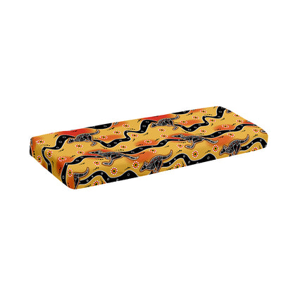 Aboriginal Kangaroo Pattern Print Piano Keyboard Cover