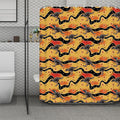 Aboriginal Kangaroo Pattern Print Polyester Shower Curtain