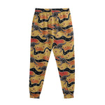 Aboriginal Kangaroo Pattern Print Sweatpants