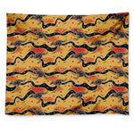 Aboriginal Kangaroo Pattern Print Tapestry