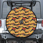 Aboriginal Kangaroo Pattern Print Tire Cover With Camera Hole