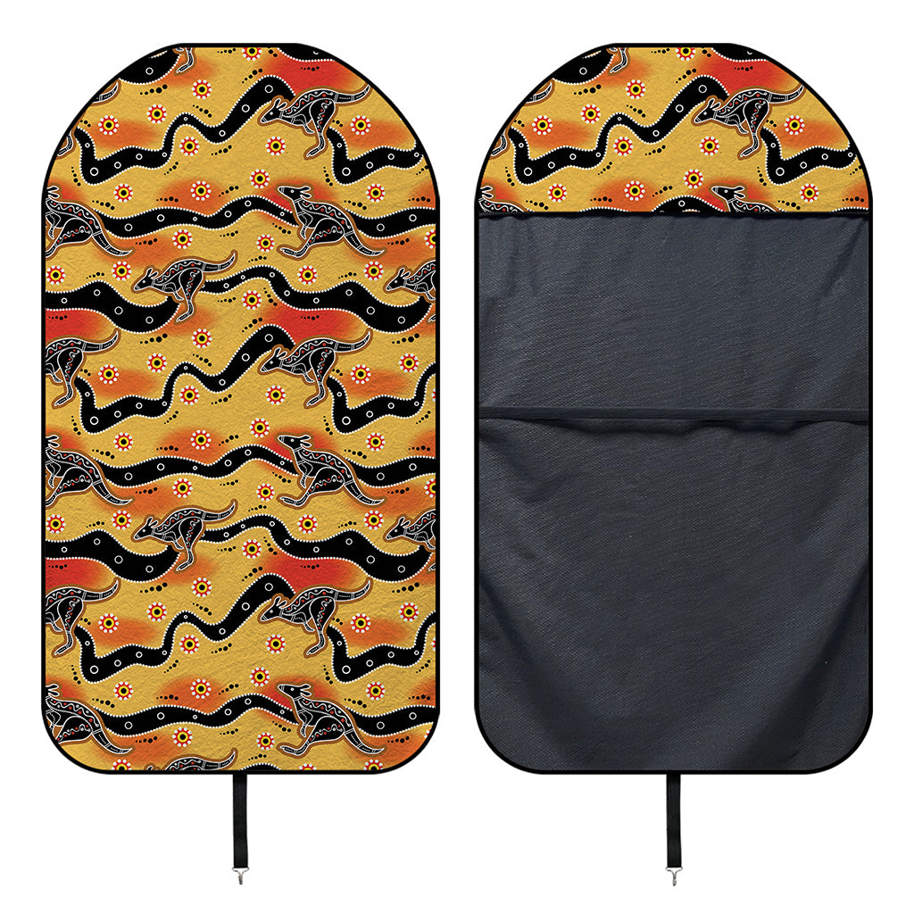 Aboriginal Kangaroo Pattern Print Waterproof Car Seat Cover