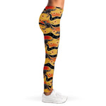 Aboriginal Kangaroo Pattern Print Women's Leggings