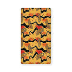 Aboriginal Lizard Pattern Print Baby Crib Sheet