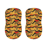 Aboriginal Lizard Pattern Print Bar Stool Covers