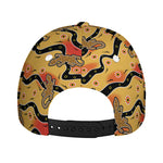 Aboriginal Lizard Pattern Print Baseball Cap