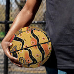 Aboriginal Lizard Pattern Print Basketball