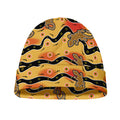 Aboriginal Lizard Pattern Print Beanie