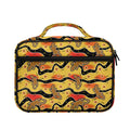 Aboriginal Lizard Pattern Print Briefcase Bible Bag