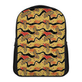 Aboriginal Lizard Pattern Print Casual Backpack
